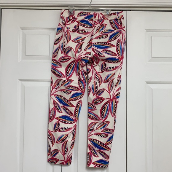 J. Crew Leaf Printed skinny pants FINAL PRICE CLOSET CLOSING: - Picture 8 of 8
